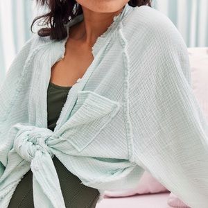 Aerie Pool to Party Cover Up in Seafoam Green NWT
